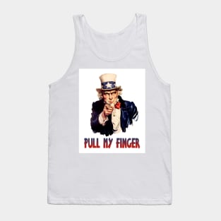 Uncle Sam: Pull My Finger Tank Top